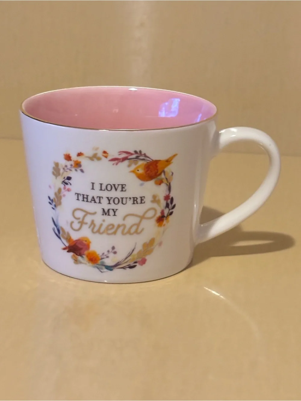 “I LOVE THAT YOU’RE MY FRIEND” Ceramic Mug with Box